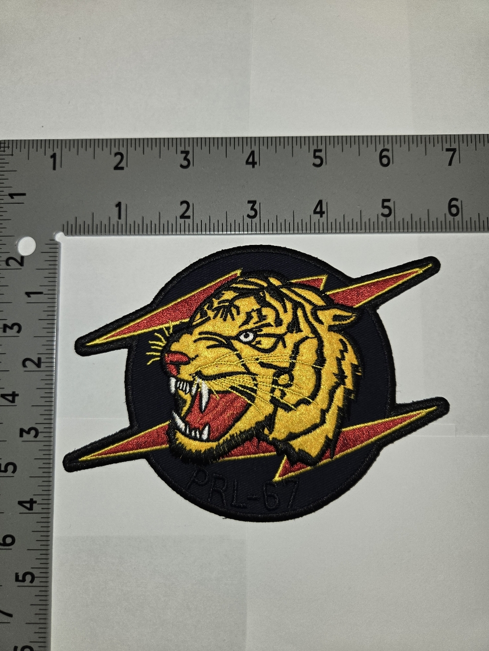 Polo Ralpg Lauren Patchrs Embroidered Tiger Lightning Yellow, Red, Black Patch